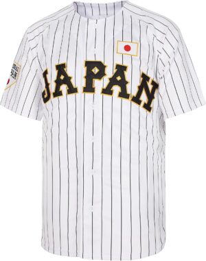 Men’s Ohtani #16 Japan Hip Hop Short Sleeves Baseball Jerseys Stitched