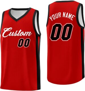Personalized Your Own Basketball Jersey Sports Shirt Printed Custom Team Name Number Logo for Men Youth