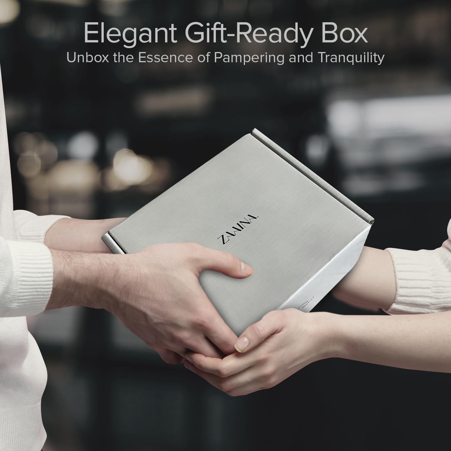 Men's Self Care Package - Luxury Spa Gift Set for Him, Unique Gifts for Men - Handmade in USA, Relaxation Self Care Spa Gift Set for Him - Natural Men Skin Care Kit with Sandalwood Candle by ZAAINA - Image 6