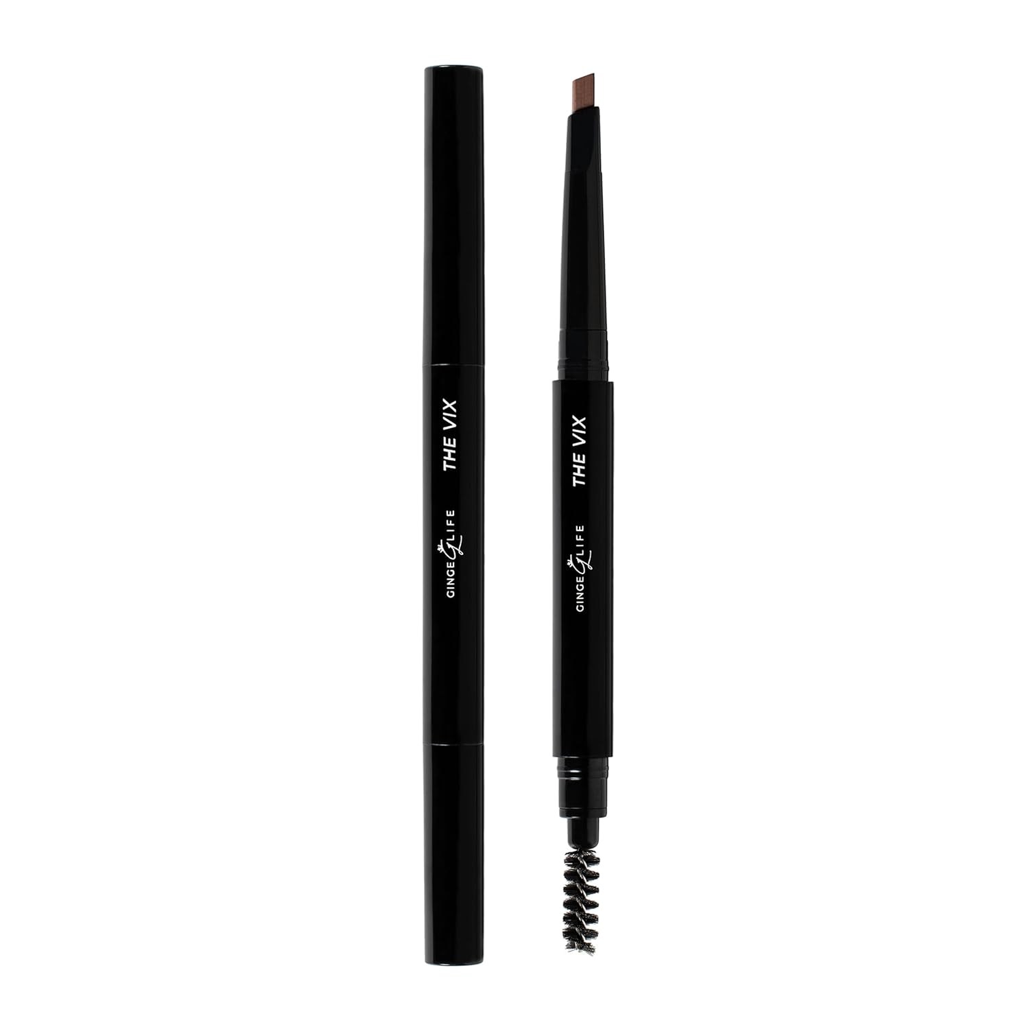 The Vix: Auburn Eyebrow Pencil – Waterproof, Double-Ended Automatic Angled Tip & Spoolie Brush, Cruelty-Free - Image 6