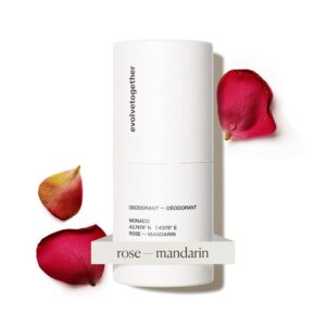 evolvetogether Plant-Powered Natural Luxury Deodorant for Women & Men | Neutralizes Odors, Soothes Skin | Body Heat Activated Fragrance | Vegan, Cruelty-Free | Made in USA (Monaco)