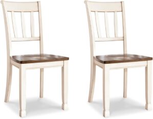 Signature Design by Ashley WhiteOwing Dining Chair, Brown/Cottage White
