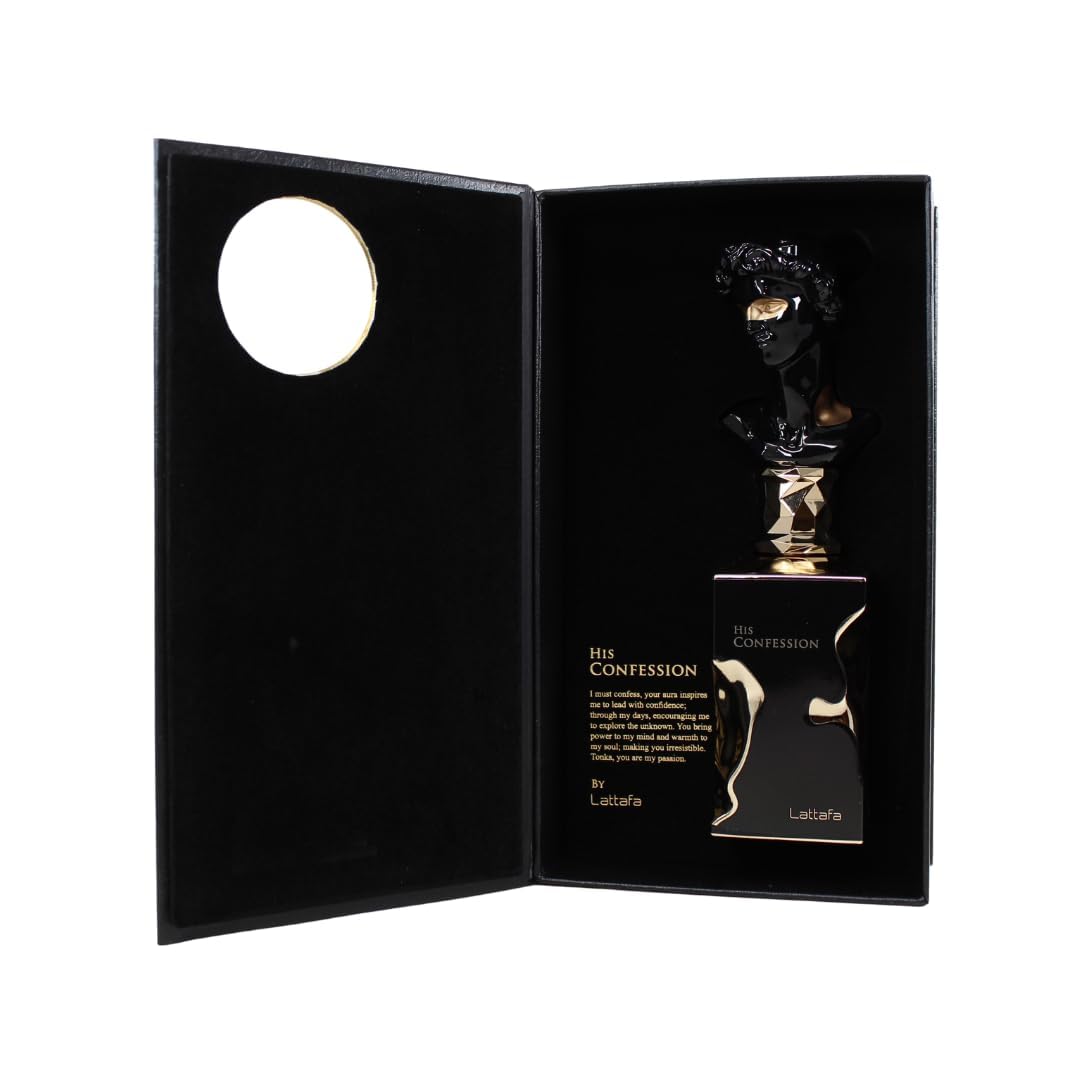 Lattafa His Confession for Men Eau de Parfum Spray, 3.4 Ounce / 100 Ml - Image 5