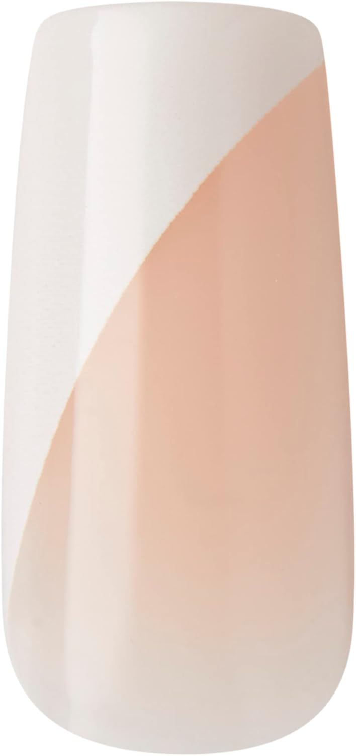 KISS Classy Premium Press On Nails, 'Gorgeous', White, Long Length, Square Shape, Includes 30 Fake Nails, 2g Pink Gel Nail Glue, 1 Manicure Stick, 1 Mini File - Image 7