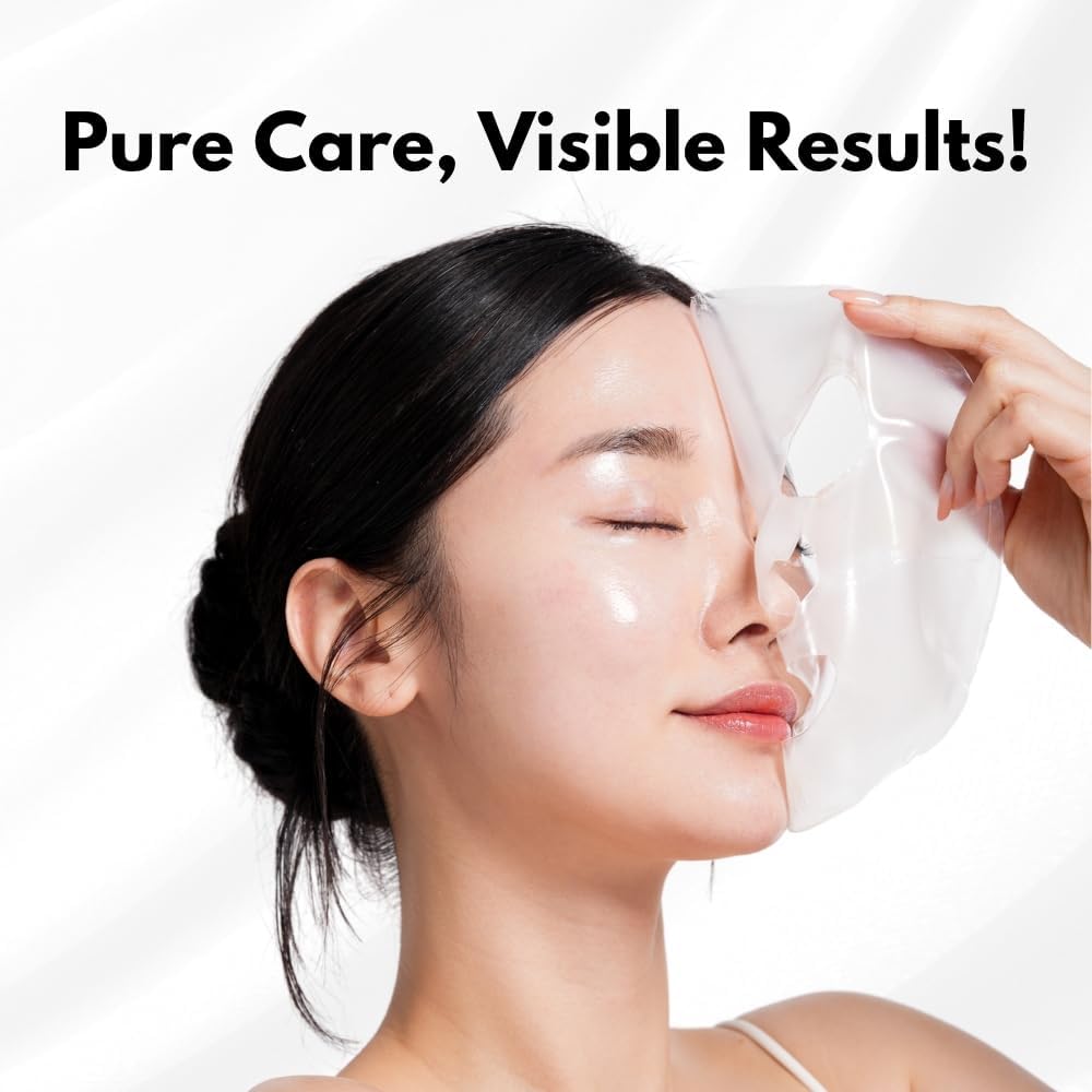 Hydrogel Collagen Korean Face Mask Luxury Skin Care 2 EA (VeganMucin) - Image 3