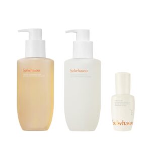 Sulwhasoo Gentle Cleansing Oil – Korean Cleanser for All Skin Types, Hydrating, Soothing & Refreshing, Removes Waterproof Makeup, SPF & Pore Clogging Impurities