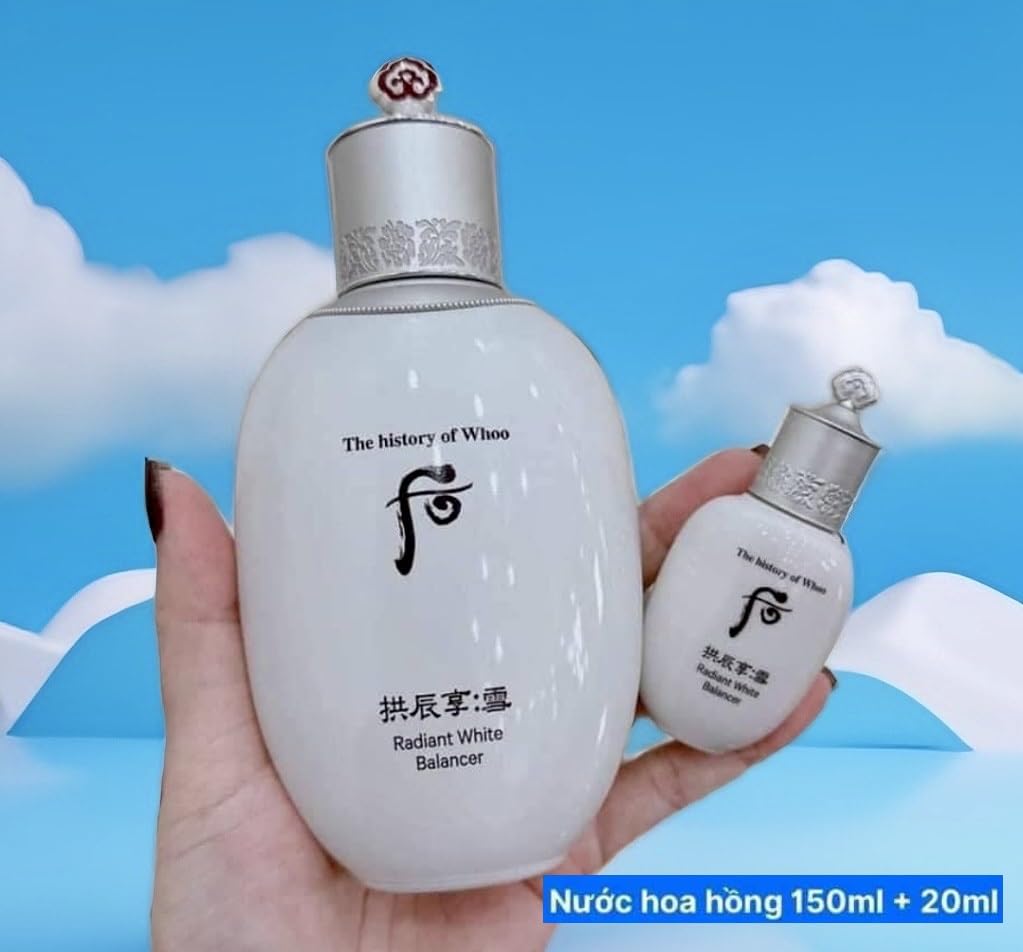 Korea Luxury Skincare_THE WHOO Moisture & Anti-Aging Special 8pcs Set (Balancer, Emulsion, Cream, Cleanser, Peeling Gel, Moisture Anti-Aging Essence + Mini Balancer, Mini Emulsion) - Image 3