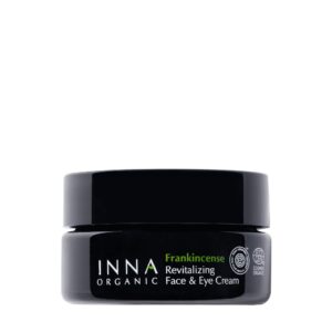 INNA ORGANIC Rejuvenating Face Cream, Anti-aging, Wrinkle Care, Fine Lines, Firm & Tightening, EWG & COSMOS Certified | Frankincense Essential Oils Infused Skin Care | Luxury Clean Beauty