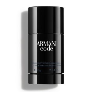 Armani beauty – Code – Deodorant Stick – Fougère Ambery Spicy Fragrance – Green Mandarin, Nutmeg, Tonka Bean Notes – Men’s Essentials – 2.6 Fl Oz