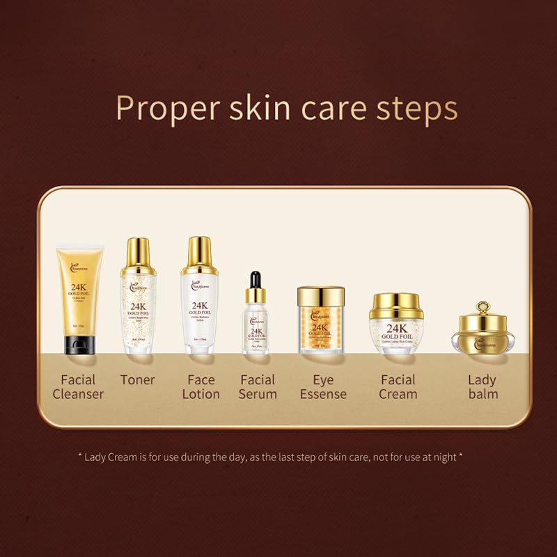 9-Piece Skincare Set for Women - Hypoallergenic, Moisturize the Skin - Collagen & Hyaluronic Acid & Snail Mucin Infused - Ideal for All Skin Types Set - Image 4