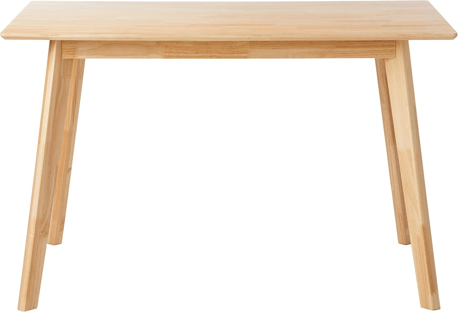 Amazon Basics FSC Certified Solid Wood Kitchen Rectangular Dining Table, Easy to Assemble, 29.5"D x 47.2"W x 29.5"H, Natural Wood - Image 4