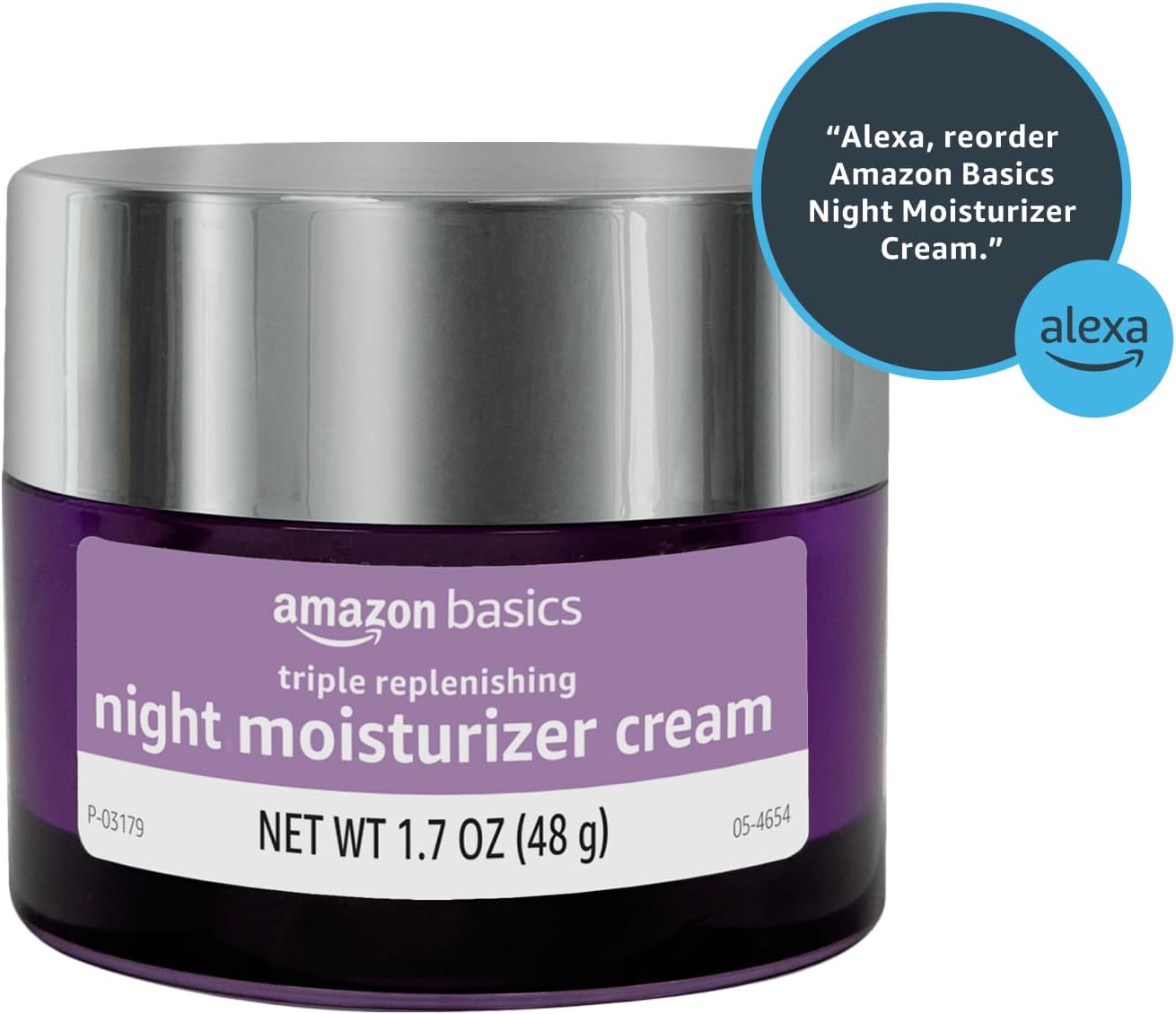 Amazon Basics Triple Replenishing Moisturizer, Night Cream, 1.7 Ounces, 1-Pack - Image 7