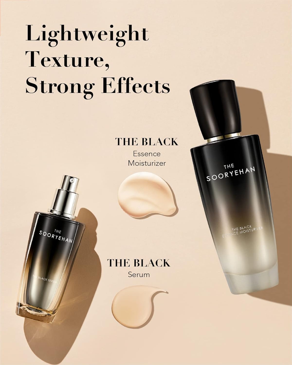 Sooryehan THE BLACK SKINCARE SET (160ml / 5.41 Fl Oz) - Korean Skincare Gift Set, Luxury Premium High-end by LG BEAUTY. Advanced Next Generation Bio Moisturizer & Serum. - Image 4