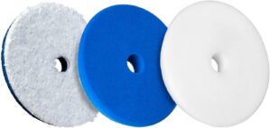 Adam’s Polishes Premium Polisher Pads Bundle – Expertly Designed to Make Polishing and Paint Correction Easier and Quicker – Color Coded to Match with Recommended Polishes or Compounds (5.5″ Pads)