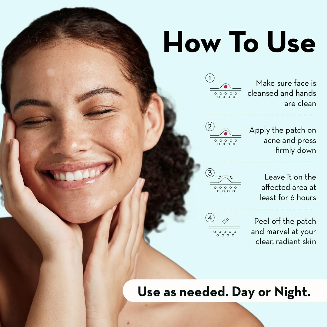 LE GUSHE Korean Pimple Patches for Face (132 Dots) - Hydrocolloid Acne Patches with Tea Tree Oil - Invisible Zit Stickers - Dermatologist Tested - Korean Skin Care - Image 5