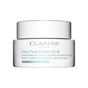 Clarins Cryo-Flash Face Mask | Visible Lift Effect in 10 Minutes* | Visibly Minimizes Pores | Boosts Radiance | Pro Like Results | All Skin Types