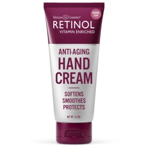 Retinol Anti-Aging Hand Cream – The Original Retinol Brand For Younger Looking Hands –Rich, Velvety Hand Cream Conditions & Protects Skin, Nails & Cuticles