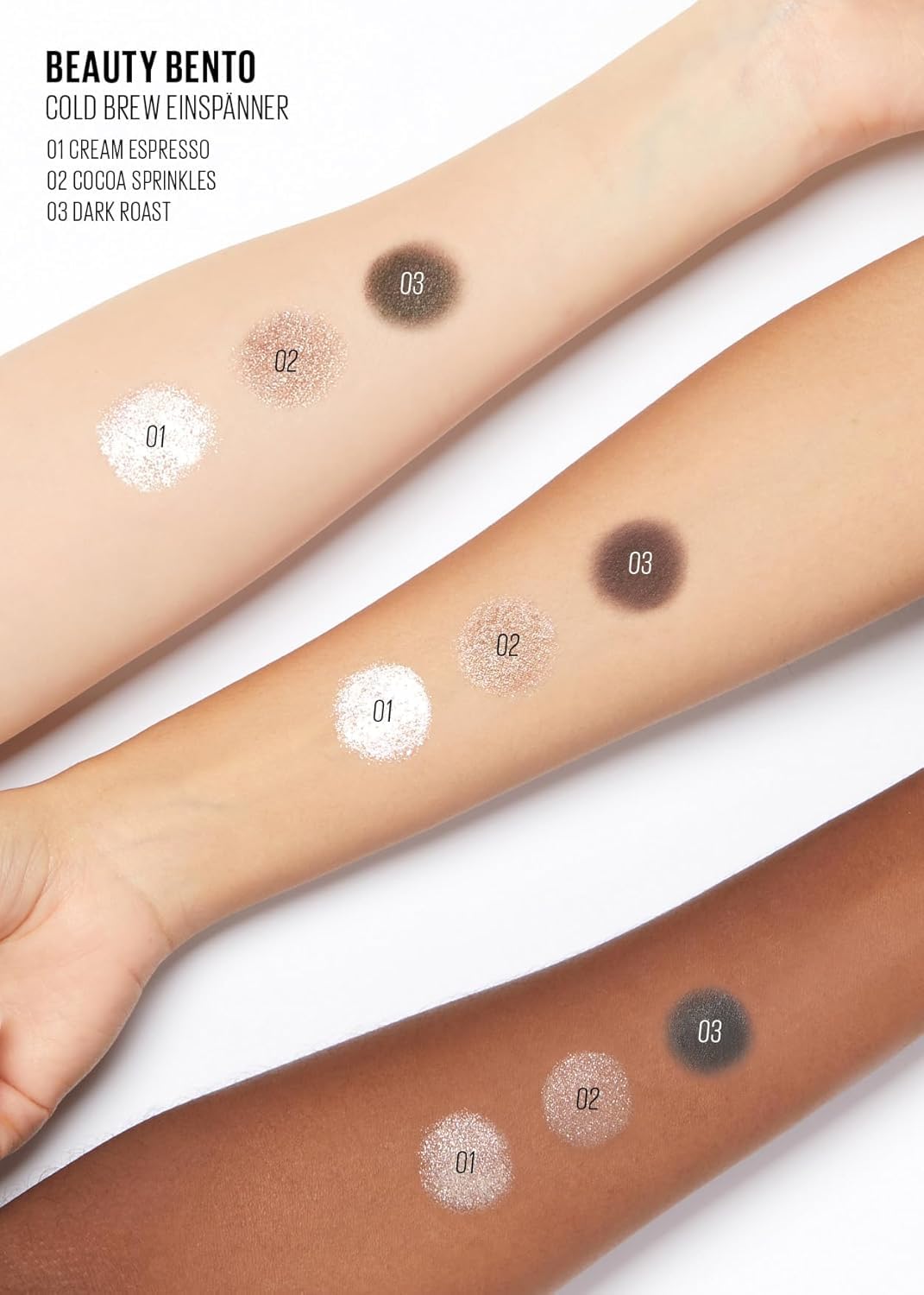 Kaja Beauty Bento Collection | Glitter + Shimmer + Matte | 21 Cold Brew Einspänner - Soft Ash Gray | 2019 Best of Beauty Award in Glitter - Image 4