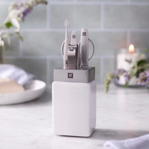 ZWILLING Beauty Premium 6-pc White Ceramic Bath Station Set