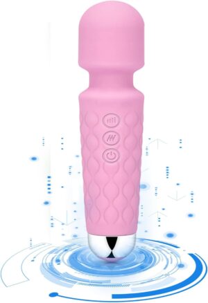 Compact Personal Manual Back Massagers -for Ultimate Back and Body Relaxation on The Go(Pink)