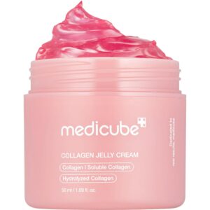 medicube Collagen Jelly Cream- Niacinamide & Freeze-Dried Hydrolyzed Collagen – Boosts skin’s barrier hydration and gives 24h Glow & Lifted Look – Korean skincare (1.69 Fl Oz (Pack of 1))