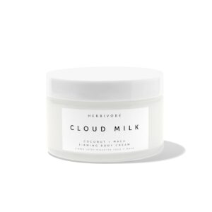 HERBIVORE Cloud Milk Coconut + Maca Fast-Absorbing Moisturizing & Firming Body Cream | Smooths the Look of Cellulite + Firms Skin | Plant-based, Vegan, Cruelty-free, 195 mL / 6.6 oz
