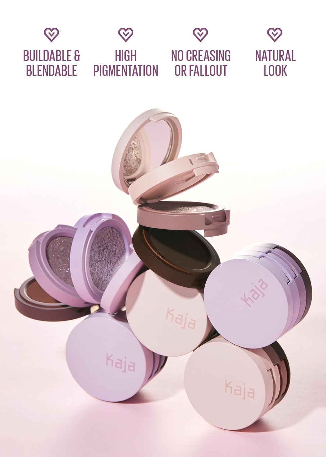 Kaja Beauty Bento Collection | Glitter + Shimmer + Matte | 21 Cold Brew Einspänner - Soft Ash Gray | 2019 Best of Beauty Award in Glitter - Image 8