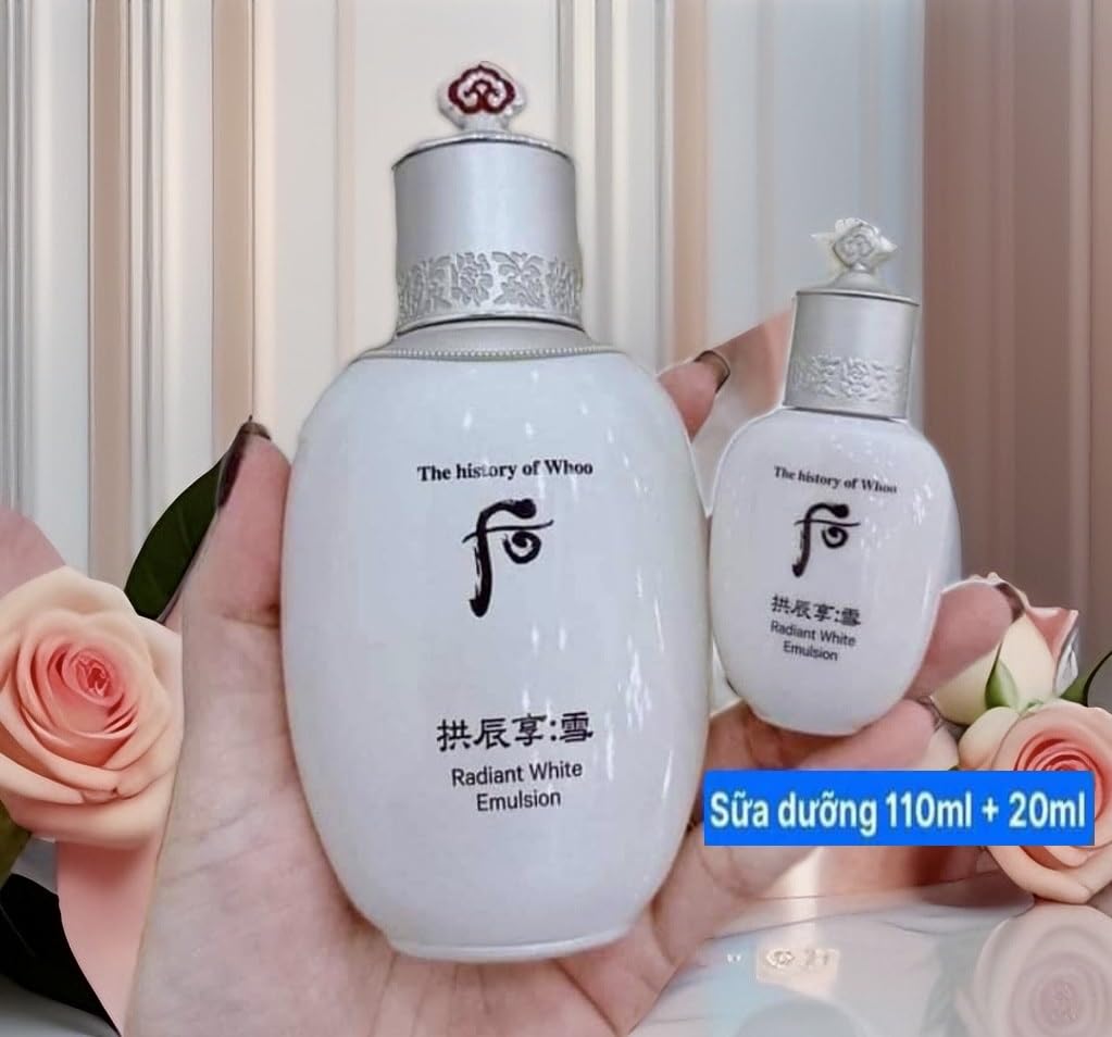 Korea Luxury Skincare_THE WHOO Moisture & Anti-Aging Special 8pcs Set (Balancer, Emulsion, Cream, Cleanser, Peeling Gel, Moisture Anti-Aging Essence + Mini Balancer, Mini Emulsion) - Image 4
