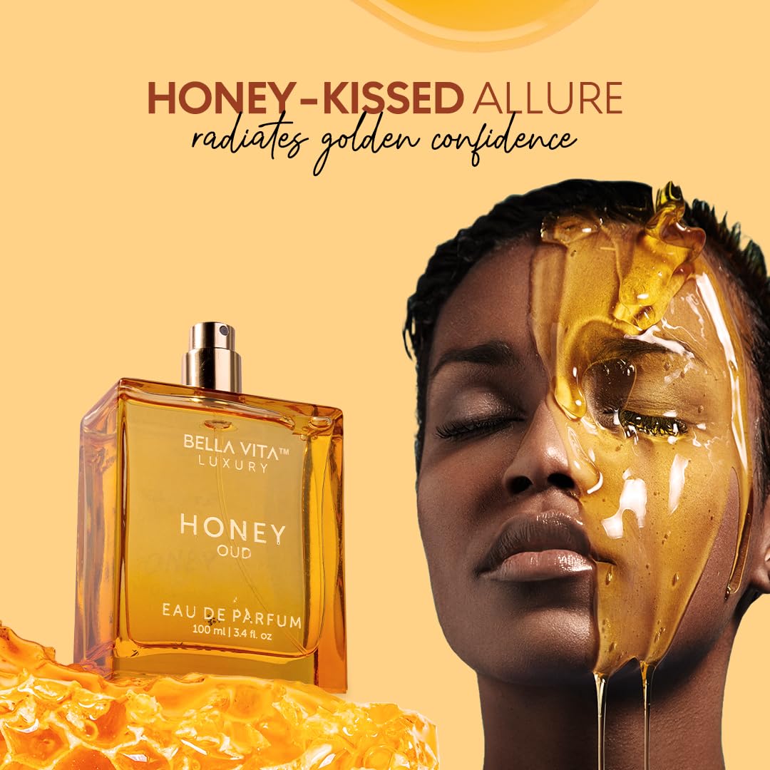 Honey Oud Eau de Parfum (3.4 fl. oz.) | Patchouli, Vanilla, Bergamot, Floral & Spicy + Made with Clean & Vegan Essentials Oils + Cruelty Free | Long-Lasting Unisex Fragrance - Image 3