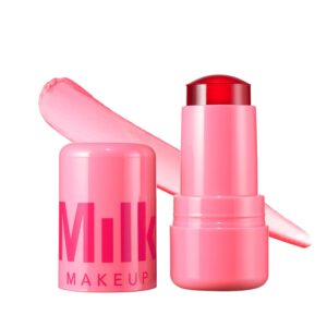Milk Makeup Cooling Water Jelly Tint – Sheer Lip + Cheek Stain with Vegan Collagen, Seawater + Aloe – Hydrating, Long-Lasting, Buildable Lip Tint + Blush
