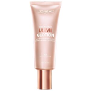 L’Oreal Paris Makeup True Match Lumi Glotion, Natural Glow Enhancer, Illuminator Highlighter, Bronzing Drops For a Sun-Kissed Glow, 902 Light