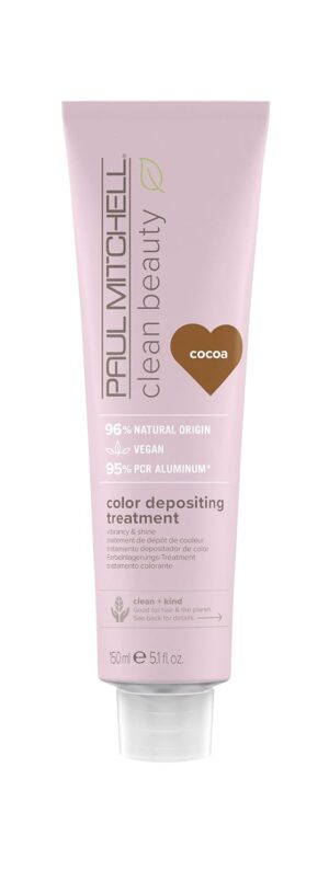 Paul Mitchell Clean Beauty Color-Depositing Treatment, For Refreshing + Protecting Color-Treated Hair