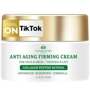 Tighten and Lift Neck Cream, Advanced Anti Wrinkle Face Cream with Retinol Collagen Hyaluronic Acid, AH-8 Multi-Peptides Anti Aging Neck Creams for Tightening and Firming for Women and Men, 1.7 Fl Oz‌