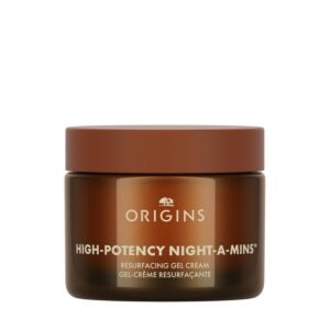 Origins High-Potency Night-A-Mins Resurfacing Gel Moisturizer & Resurfacer with Fruit-Derived AHAs | Renews & Replenishes, 1.7 Fl Oz