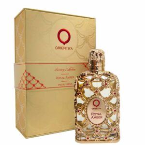 Orientica Luxury Collection Royal Amber for Unisex Eau de Parfum Spray, 5.0 Ounce