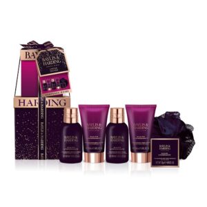 Baylis & Harding Gift Set for Women – Luxury Bath & Skincare – Moonlight Fig – 6-Pack