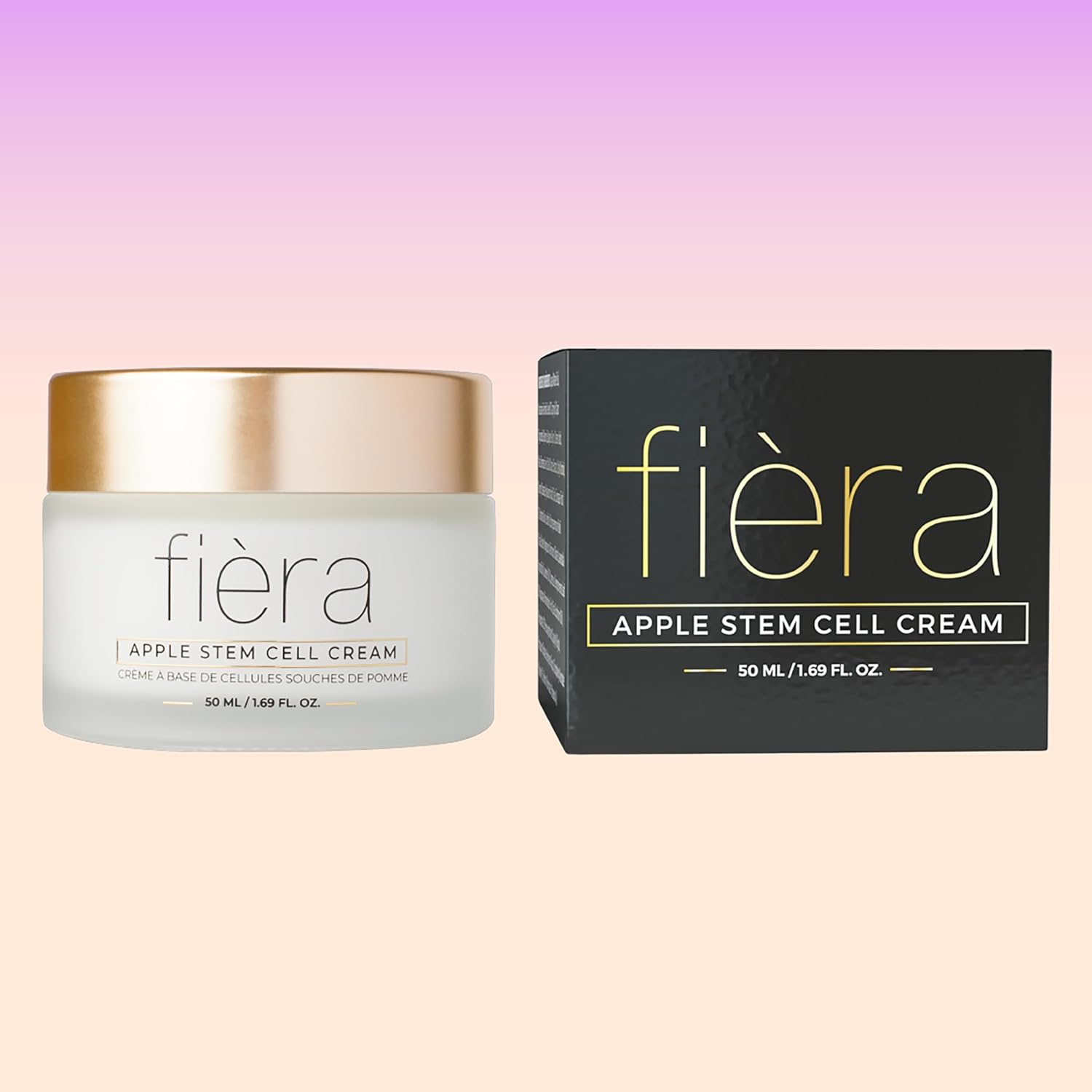 FIÈRA 24-Hour Rejuvenating Face Cream with Apple Stem Cells - Anti-Aging Moisturizer for Mature Skin, Day & Night Hydration, Improves Skin Tone, Texture, and Elasticity - 1.69 FL. OZ. / 50 ML - Image 2