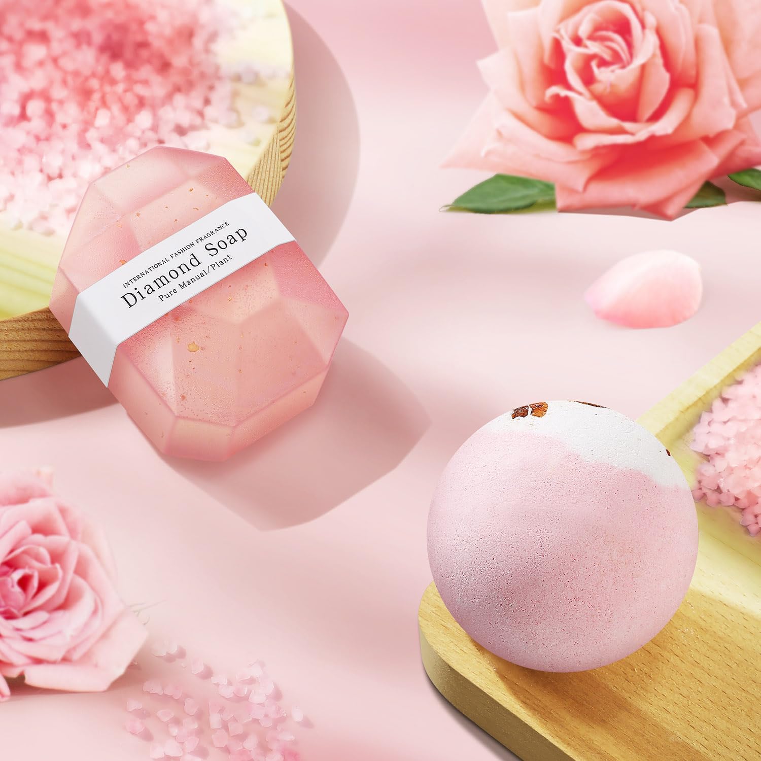 Birthday Gifts for Women Friendship, Happy Birthday Gifts Basket for Mom Friend Sister Wife Her Birthday Gift Unique, Luxury Self Care Gift Rose Relaxing Spa Gifts Set with 3D Birthday Card for Women - Image 6