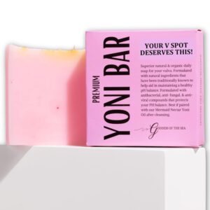 Premium Yoni – Natural Feminine Care Soap for pH Balance, Odor Control & Hydration | Organic Herbal Ingredients | Gentle Yet Effective for Daily Intimate Hygiene | Handmade & Vegan (3oz)