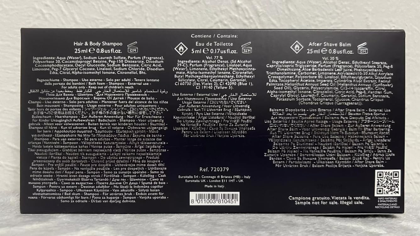 Versace Pour Homme for Men, 3 Piece Mini Gift Set - Image 6