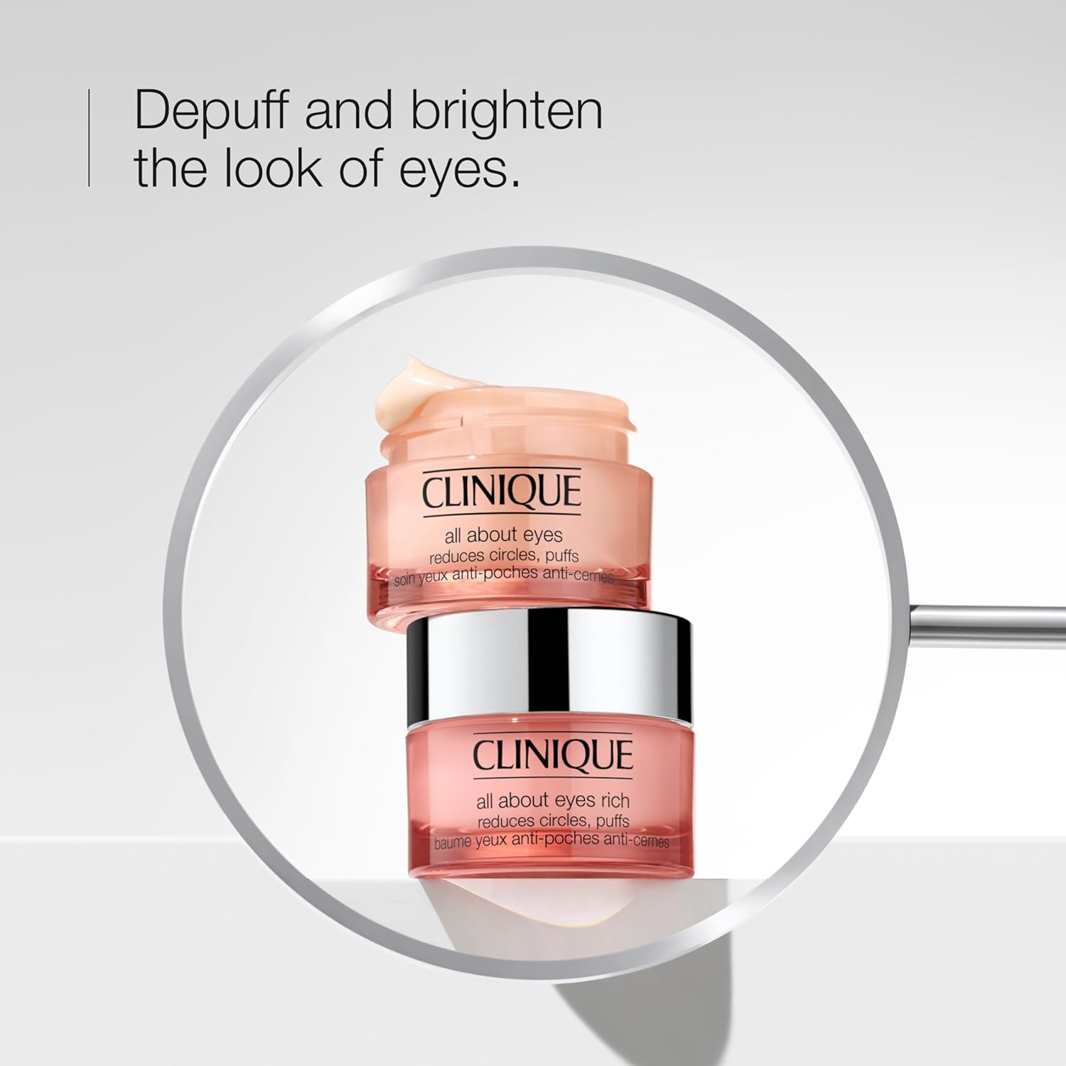 Clinique All About Eyes Lightweight Eye Cream With Vitamin C | Hydrating, Brightening, Depuffing + Dark Circle Reducing - Image 2