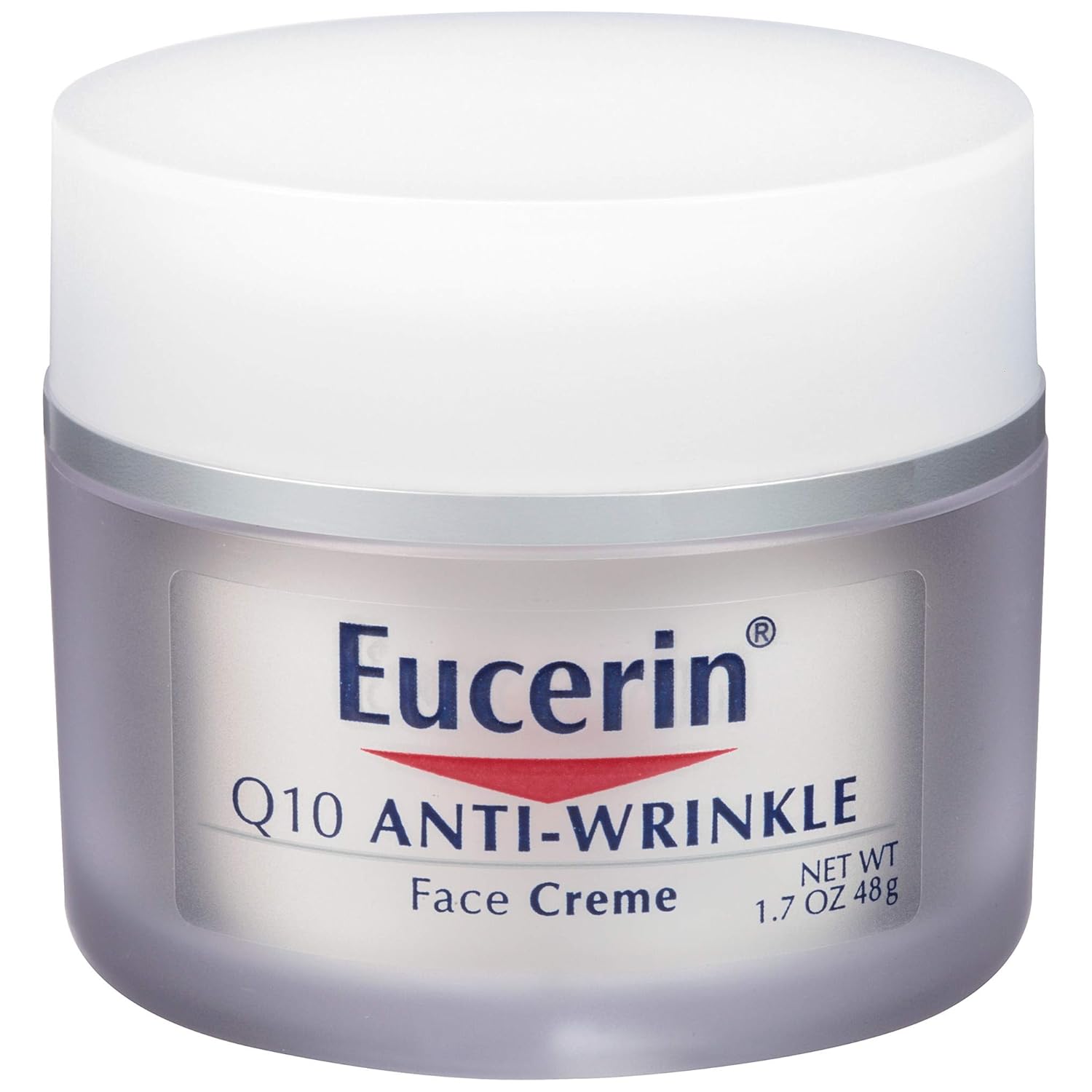 Eucerin Q10 Anti-Wrinkle Face Cream, Unscented Face Cream for Sensitive Skin, 1.7 Oz Jar - Image 2