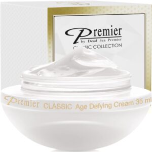 Premier Dead Sea Classic Age Defying Anti Age Cream, Reduce wrinkles, multiple award winning cream, soft, light, quick absorbing, non tacky anti wrinkle age defying 1.25fl.oz