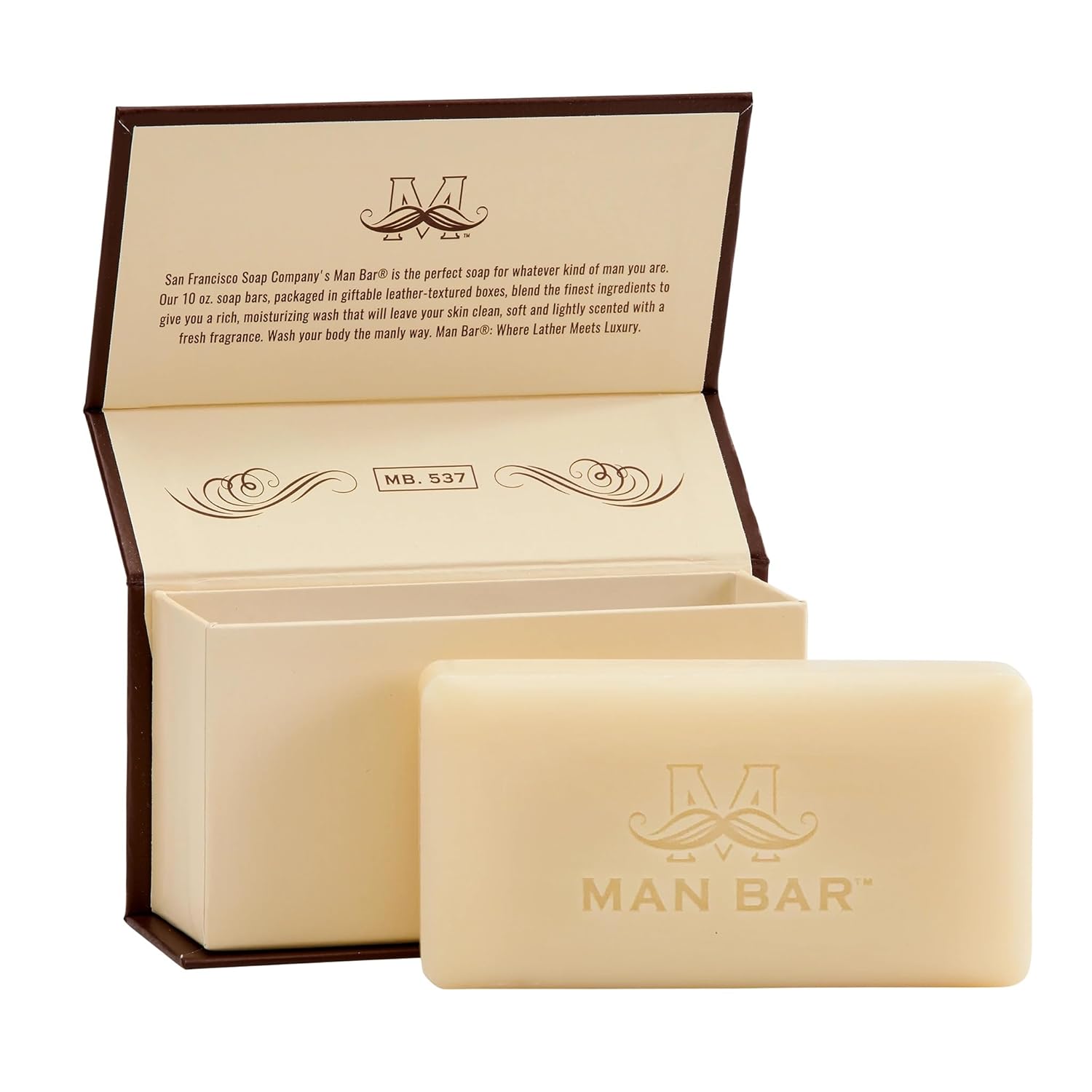 San Francisco Soap Company Exotic Musk and Sandalwood Fragrance Man Bar - Revitalizing - No Harmful Chemicals - Good for All Skin Types - Made in the USA - Image 3