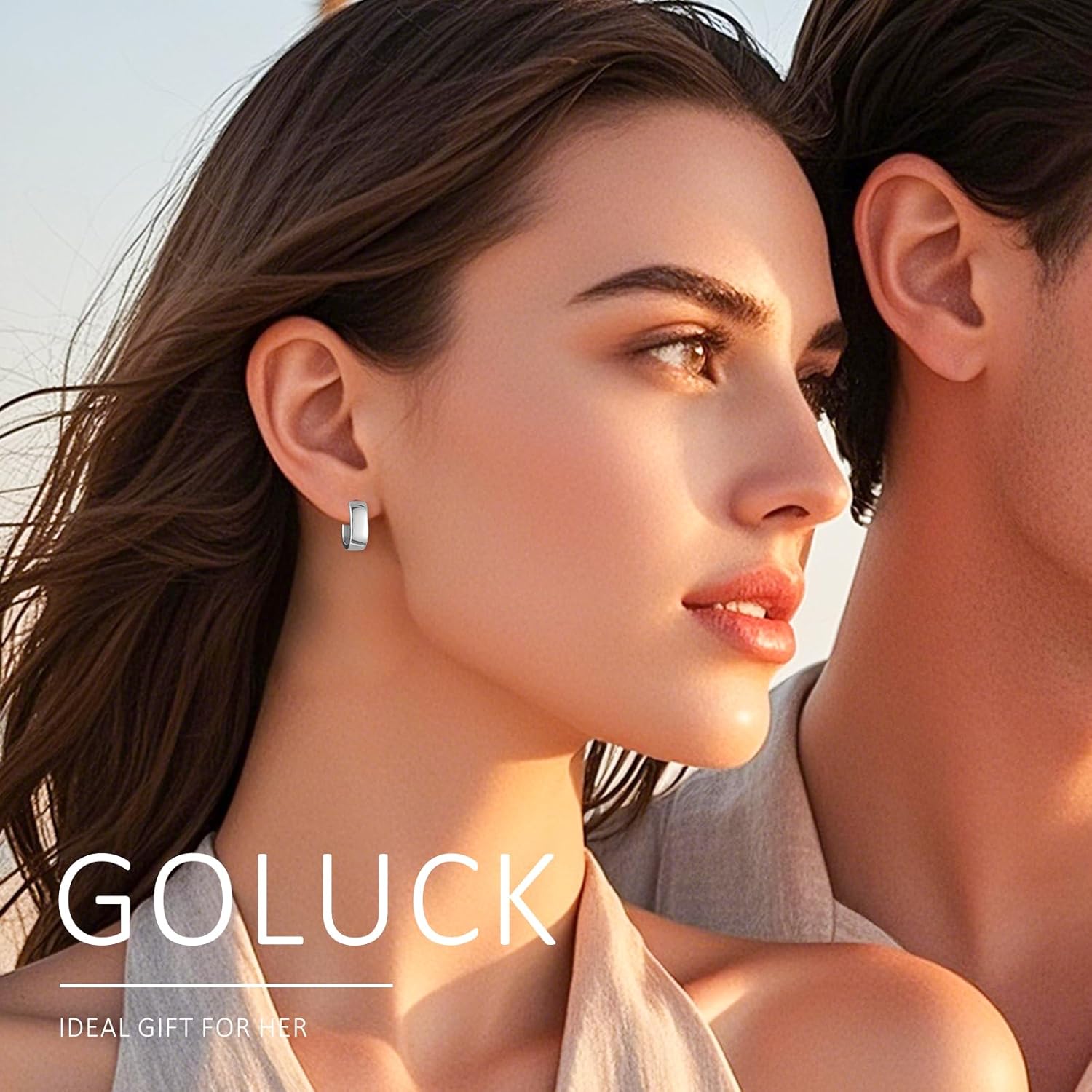 Small Hoop Earrings for Women, 925 Sterling Silver Chunky Hoops Earrings, Hypoallergenic Huggie Hoops, Small Thick Huggie Hoop Earrings for Jewelry Gifts - Image 5