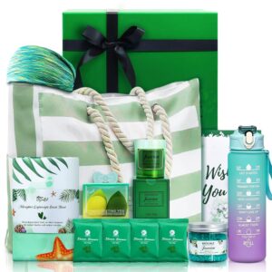 Self Care Gifts for Women Get Well Soon Gifts Basket – Spa Relaxation Birthday Gifts for Wife/Mom/Friends/Sister/Daughter| Sporty Summer Gift Bundle, Graduation Gifts For Her