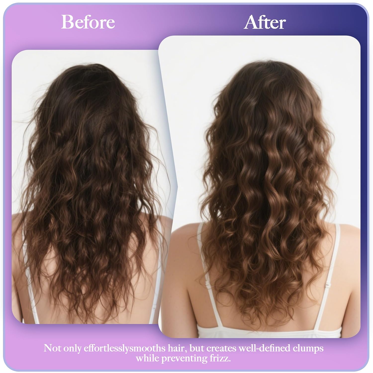 Curly Hair Brush Defining, Volume Curl Defining Brush for Effortlessly Detangling Shaping and Styling Women's Curls, Reduce Pulling (Flash Purple) - Image 5