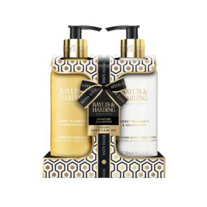 Baylis & Harding Gift Set for Women – Luxury Hand & Skincare Set – Sweet Mandarin & Grapefruit – 2-Pack