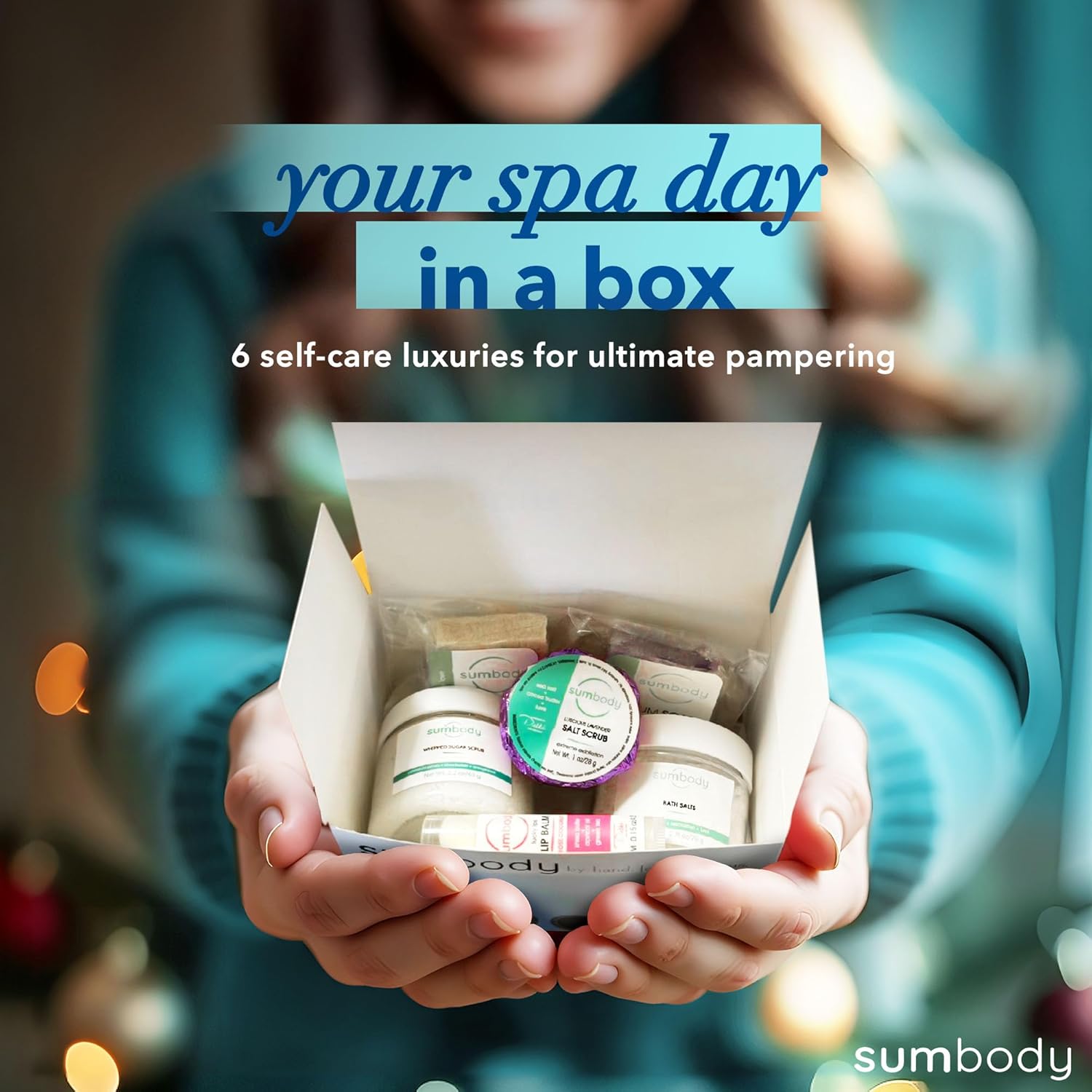 USA Made Self Care Gifts - (6pcs) Men, Women, Teens, Aromatherapy Body Care Set Skin Care Box, Hydrating At Home Spa Gift Baskets, Ideal for Relaxation, Pampering, Daily Rejuvenation - Image 5