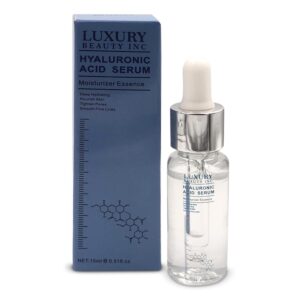 Inc 4D Hyaluronic Acid Facial Serum 15ml: Anti-Aging Moisturizer & Skin Care Solution Reduce Eye Bags, Dark Spots & Fine Lines, Tightening Sagging Skin Firming Wrinkles